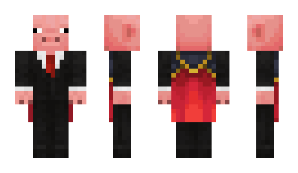 Minecraft skin kingpig228