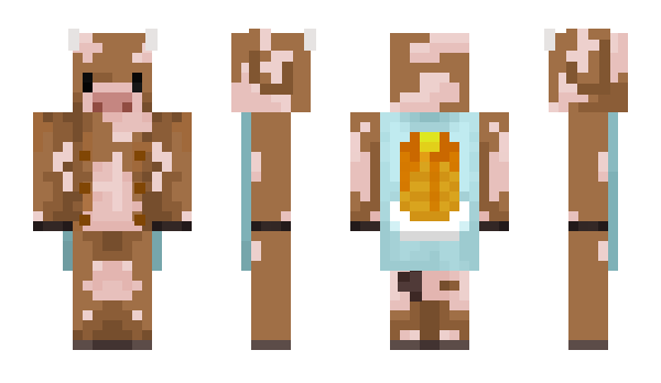 Minecraft skin LaVacaTostada