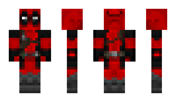 Minecraft skin DeadpoolChu