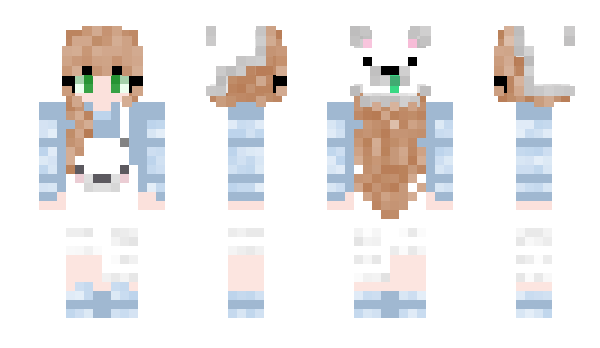 Minecraft скин по нику runigirl