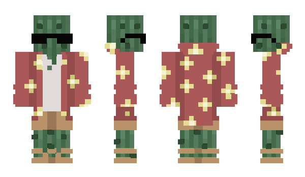 Minecraft skin Piantabianconero