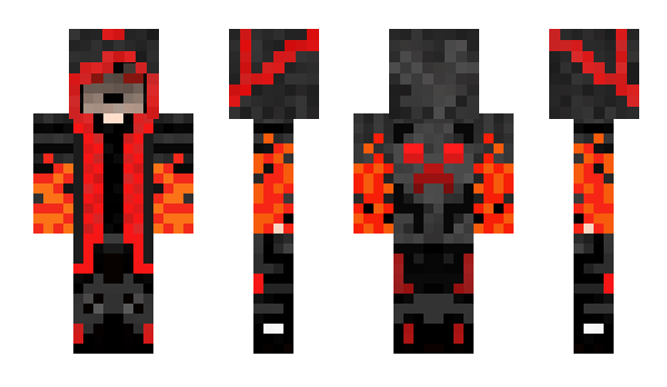 Minecraft skin Scorpion_red