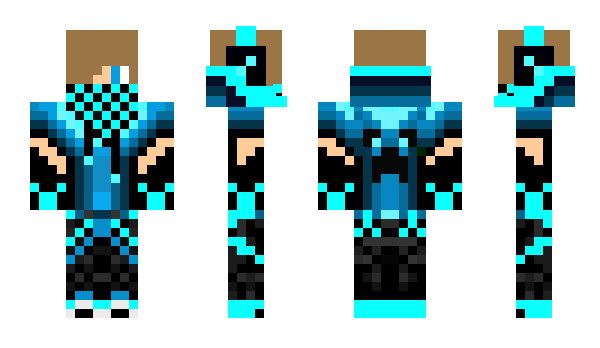 Minecraft skin Bluepo