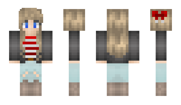 Minecraft skin TinaJ