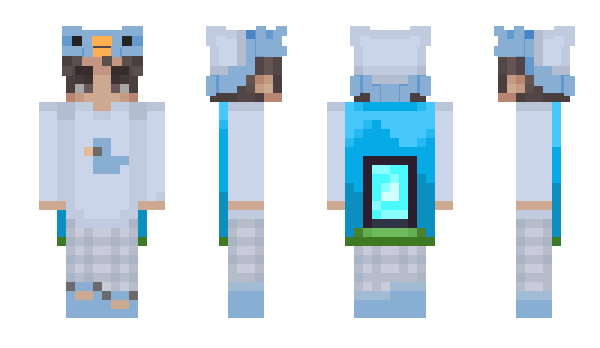 Minecraft skin CubicBlueJay