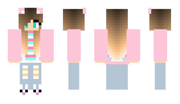 Minecraft skin Squinteye