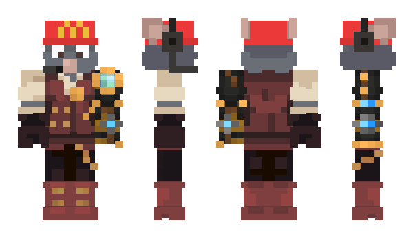 Minecraft skin Molutovna