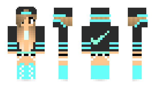 Minecraft skin FyTekGirl