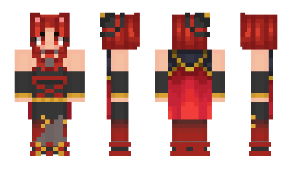 Minecraft skin WitchRubyLove