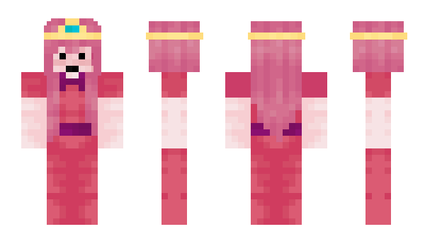 Minecraft skin princessbublegum