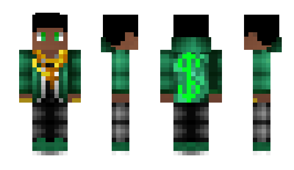 Minecraft skin M0N3YBALL3R