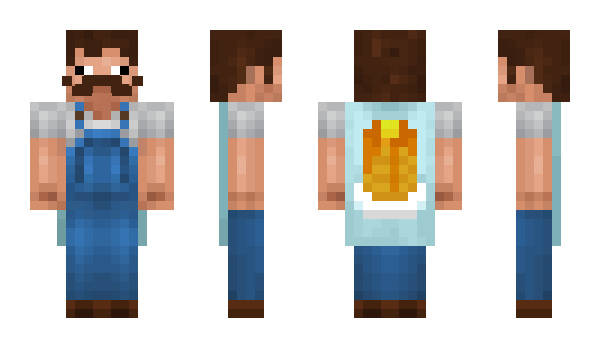 Minecraft skin Upbok