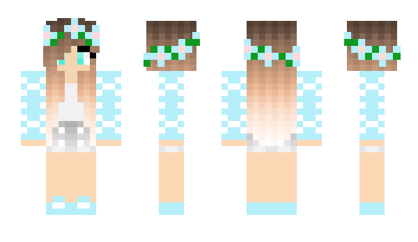 Minecraft skin Foxxgirl