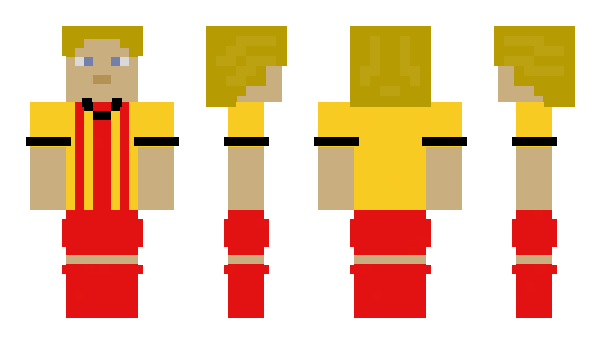 Minecraft skin Pivoune