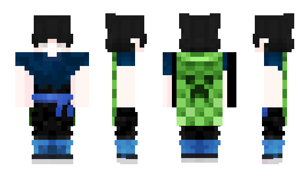 Minecraft skin iBlueZx