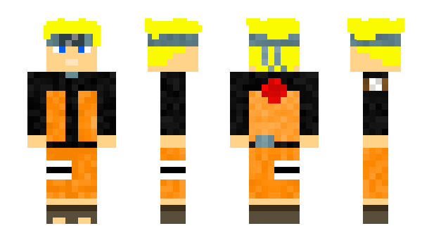 Minecraft skin NarutoFortnite