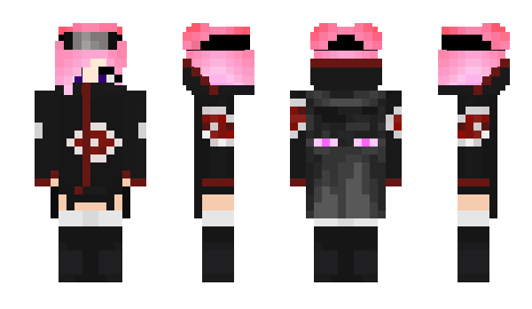 Minecraft skin ToxicClaire