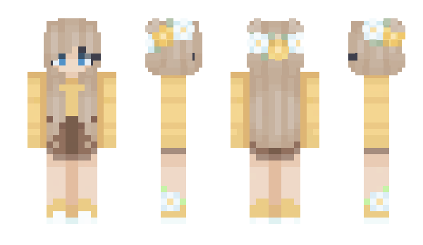 Minecraft skin Rosie_Wolfie123