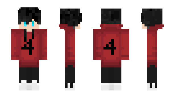 Minecraft skin RED4