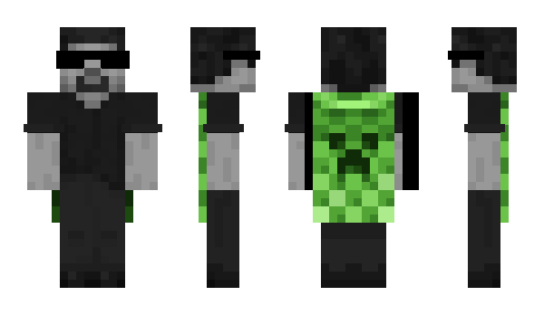 Minecraft skin 666villain