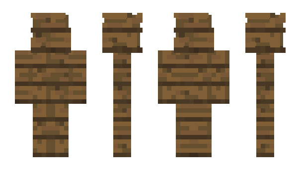Minecraft skin MHF_Plank_Spruce