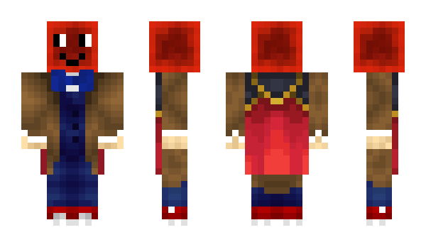Minecraft скин по нику TheBowTie