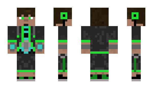 Minecraft skin xlr8down