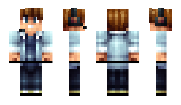 Minecraft skin blueface4