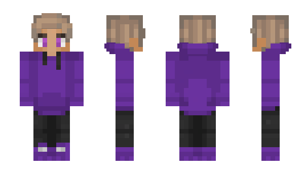 Minecraft skin purpled_fan