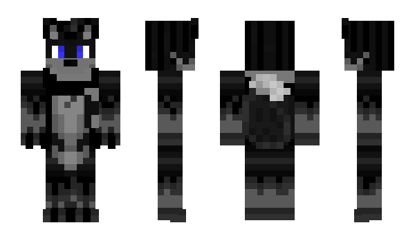 Minecraft skin Dark_Ookami