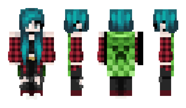 Minecraft скін по ніку RubiMalone
