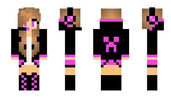 Minecraft skin purplegirl0