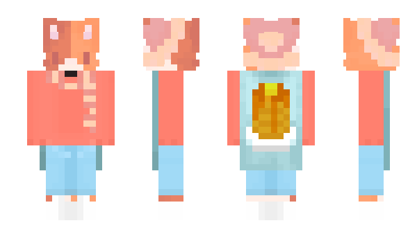 Minecraft skin Hazelnutskies