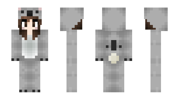 Minecraft скин по нику KoalaPoop