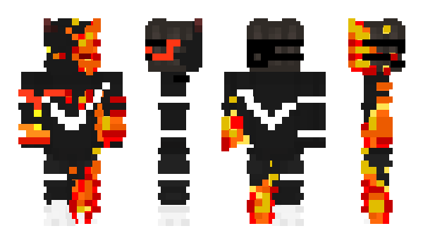 Minecraft skin Itsburnie