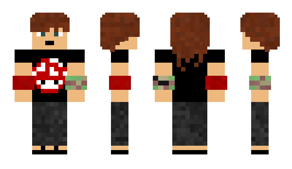 Minecraft skin JordanJamesGrey