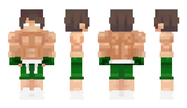 Minecraft skin Green_Cod