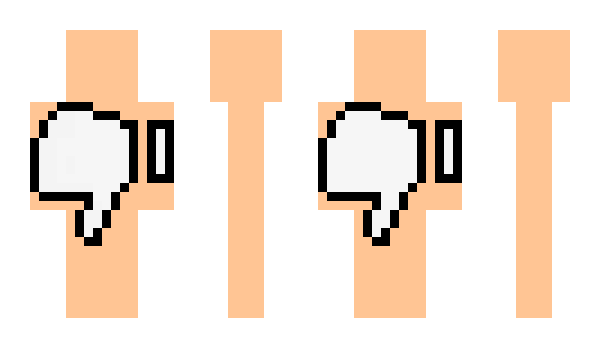 Minecraft skin ThumbsDown