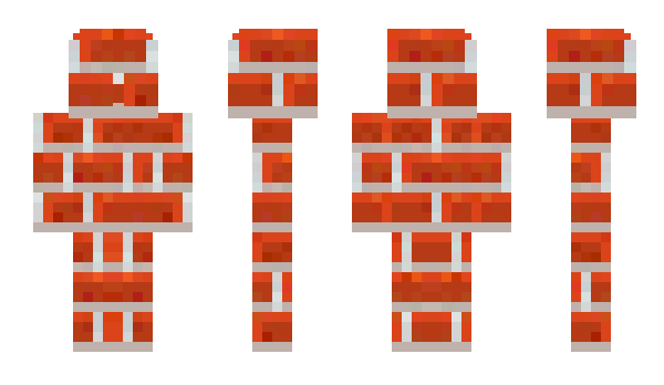 Minecraft skin Brickwall2000