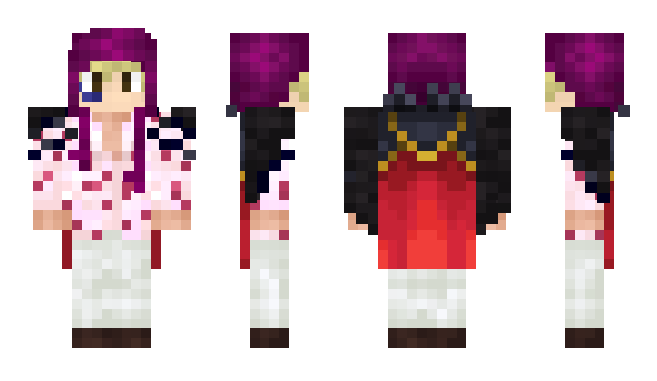 Minecraft skin rojitacalva