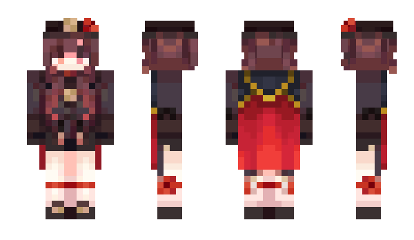 Minecraft skin Snezha