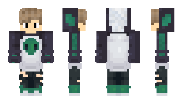 Minecraft skin Alienrius