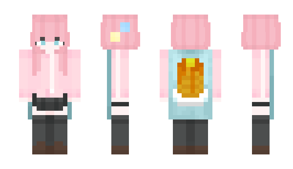 Minecraft skin beebarashka