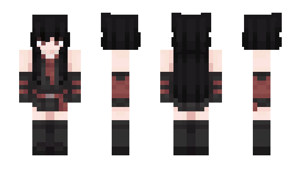 Minecraft skin HairuIhei666