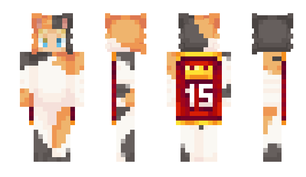 Minecraft skin FloppaKit