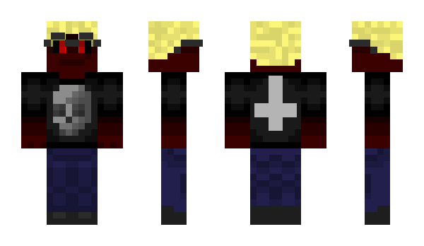 Minecraft skin ShortBlondClown