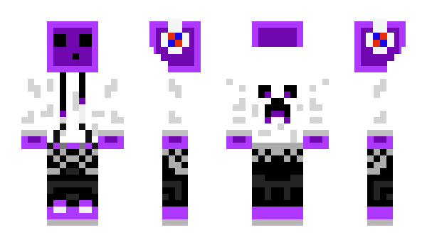 Minecraft skin PurpleToxic