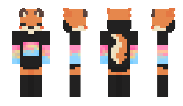 Minecraft скин по нику ToulTheFox
