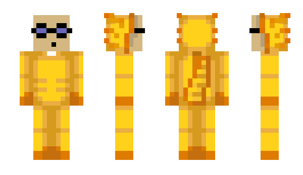 Minecraft skin Yellow_AAxalotl