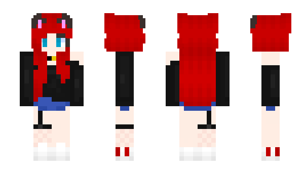 Minecraft skin Scarlets